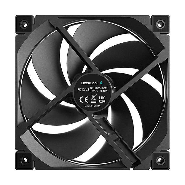 K COOLER DeepCool FD12 V2 120mm PC Gehäuselüfter PWM black