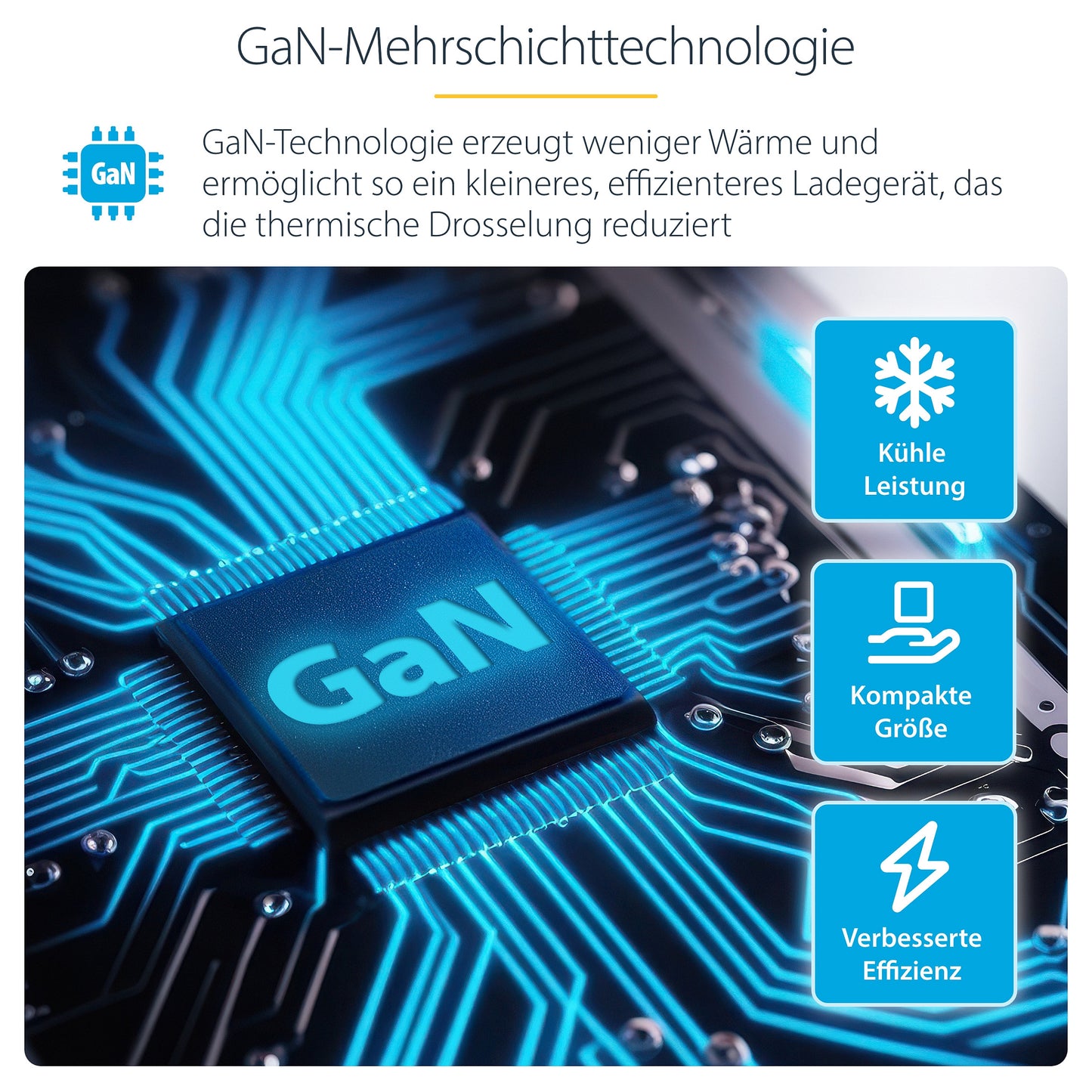 StarTech 4 Port USB C GaN Ladegerät 240W PD 3.1 Silber