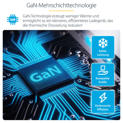 StarTech 4 Port USB C GaN Ladegerät 240W PD 3.1 Silber