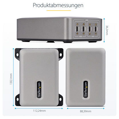 StarTech 4 Port USB C GaN Ladegerät 240W PD 3.1 Silber
