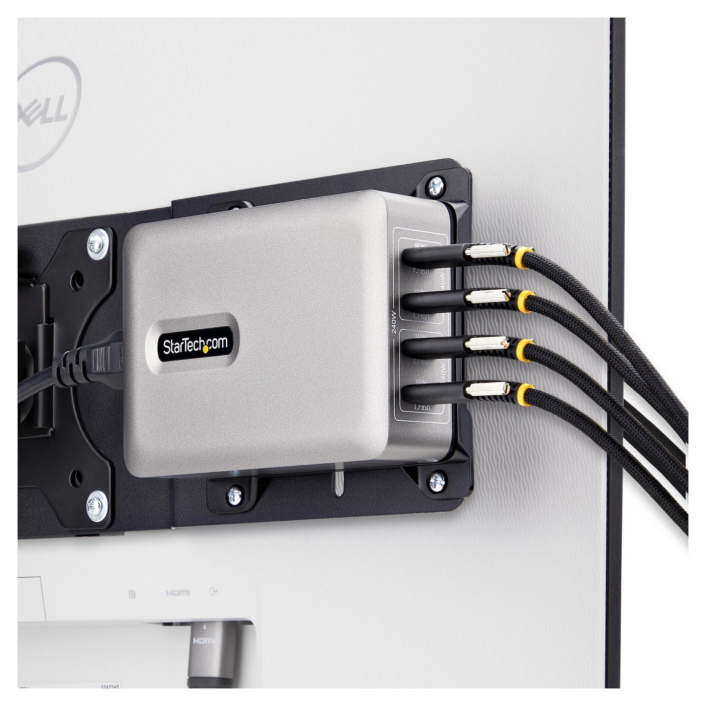 StarTech 4 Port USB C GaN Ladegerät 240W PD 3.1 Silber