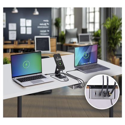 StarTech 4 Port USB C GaN Ladegerät 240W PD 3.1 Silber