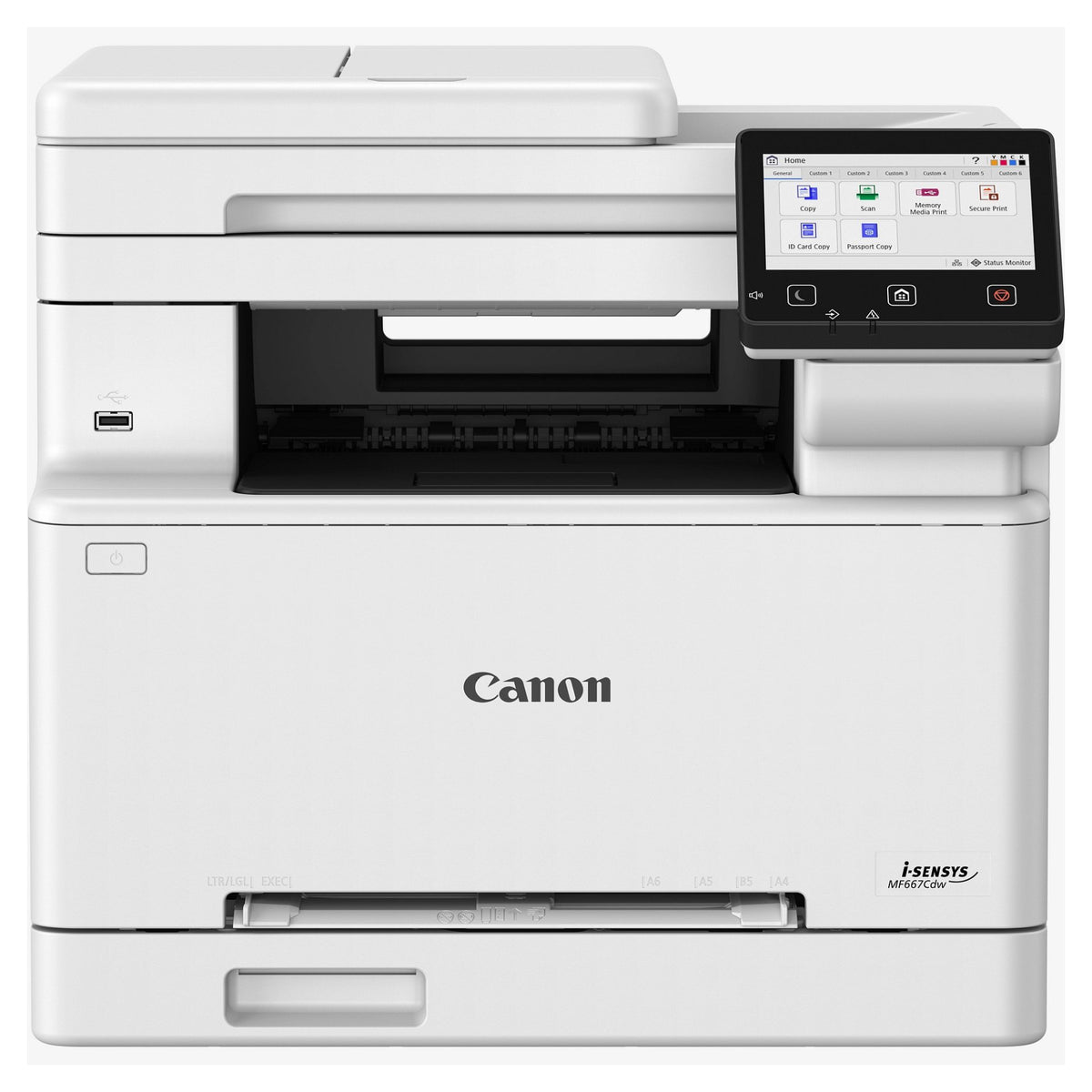 Canon i-SENSYS MF667Cdw Multifunktionsdrucker Farblaser 4in1/A4/LAN/WLAN/ADF/Duplex