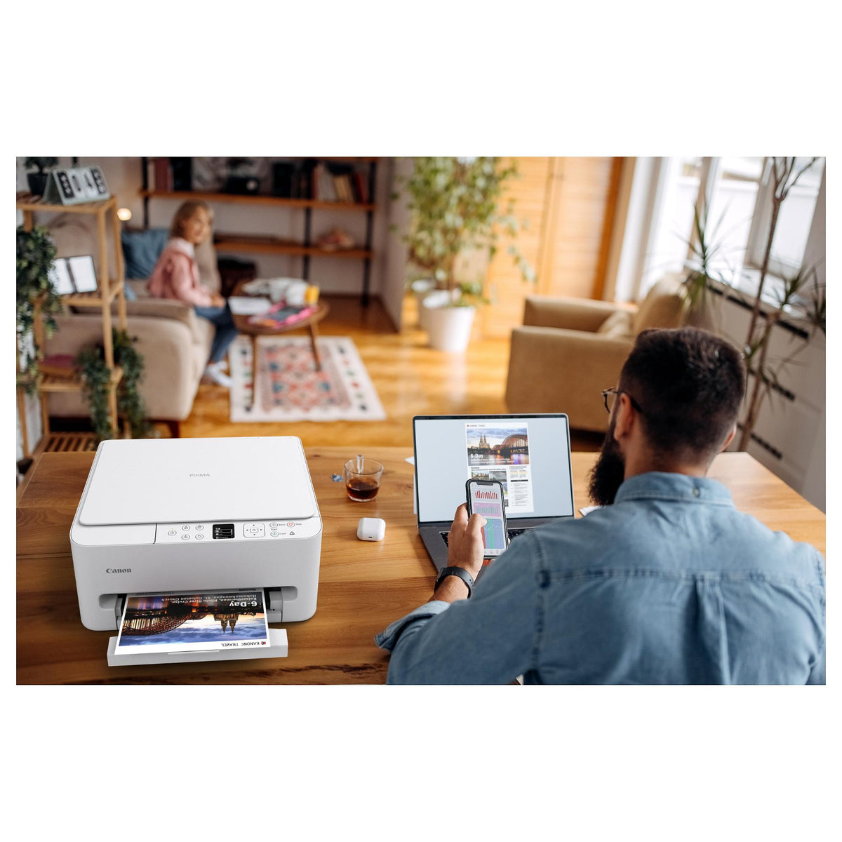 Canon PIXMA TS6550i Multifunktionsdrucker - Farbe - Tintenstrahl 3in1