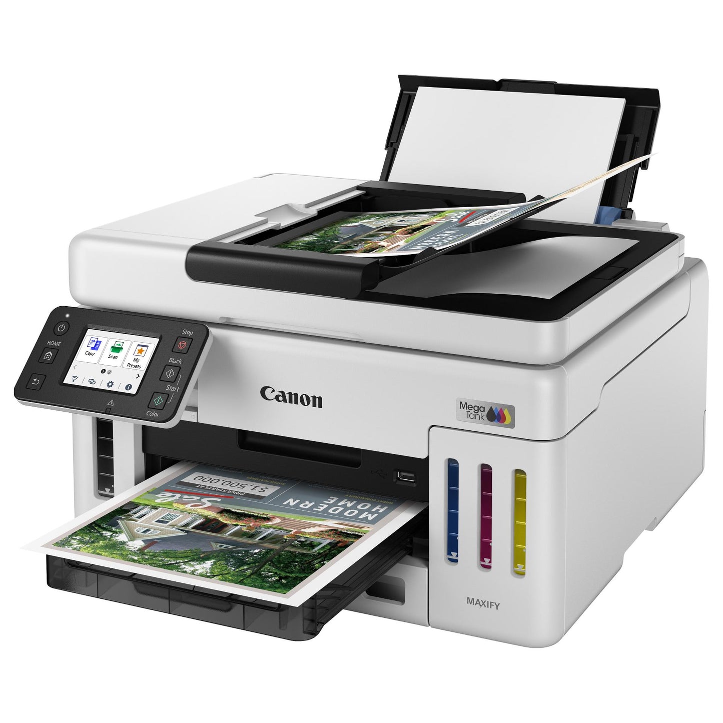T Canon MAXIFY GX6150 MegaTank - Multifunktionsdrucker - Farbe - Tintenstrahl 3in1
