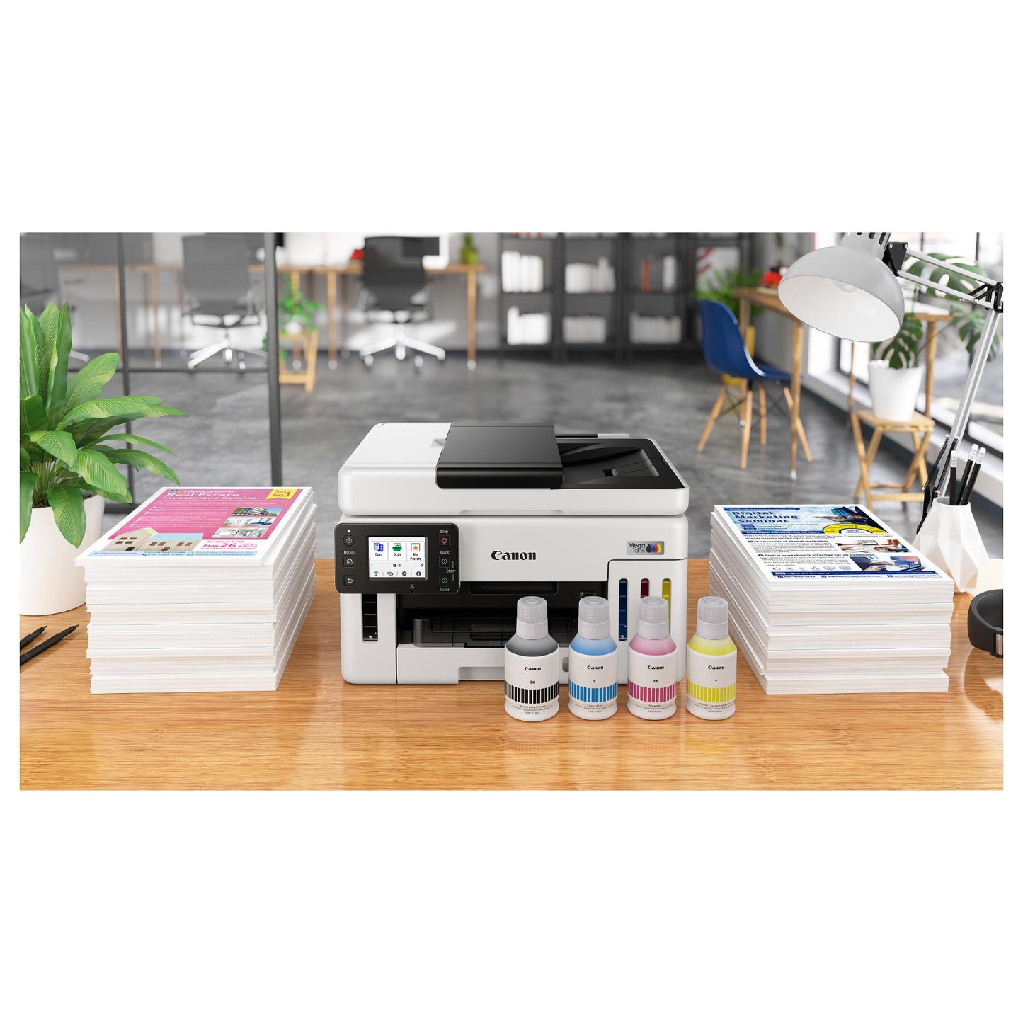 T Canon MAXIFY GX6150 MegaTank - Multifunktionsdrucker - Farbe - Tintenstrahl 3in1