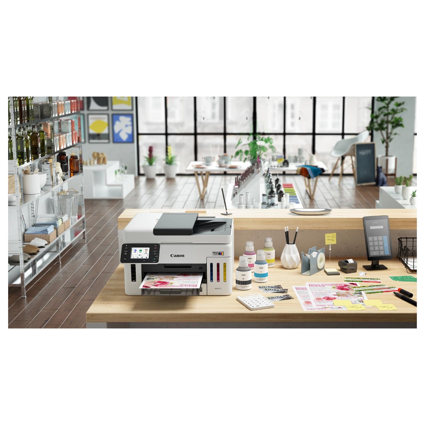 T Canon MAXIFY GX6150 MegaTank - Multifunktionsdrucker - Farbe - Tintenstrahl 3in1