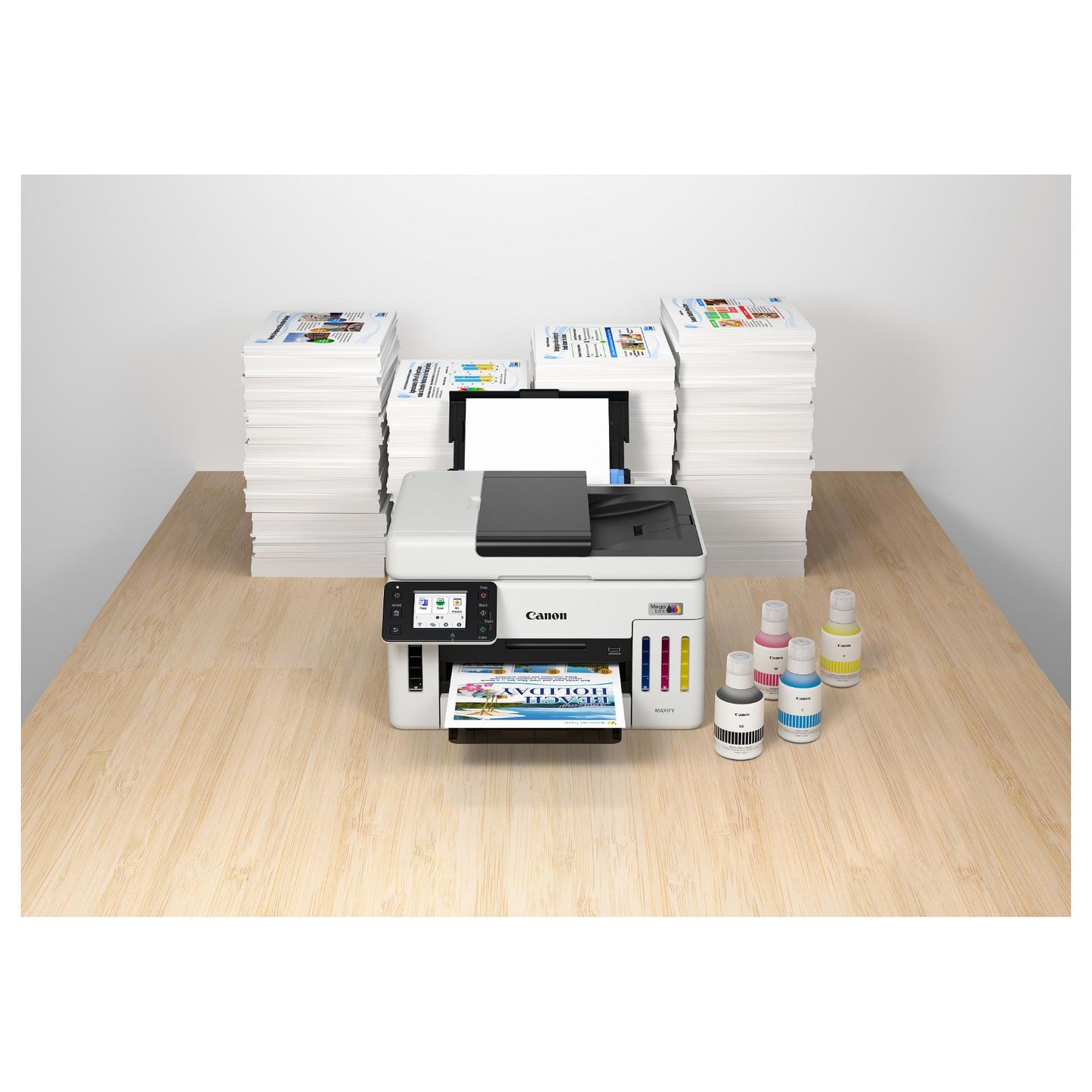 T Canon MAXIFY GX6150 MegaTank - Multifunktionsdrucker - Farbe - Tintenstrahl 3in1