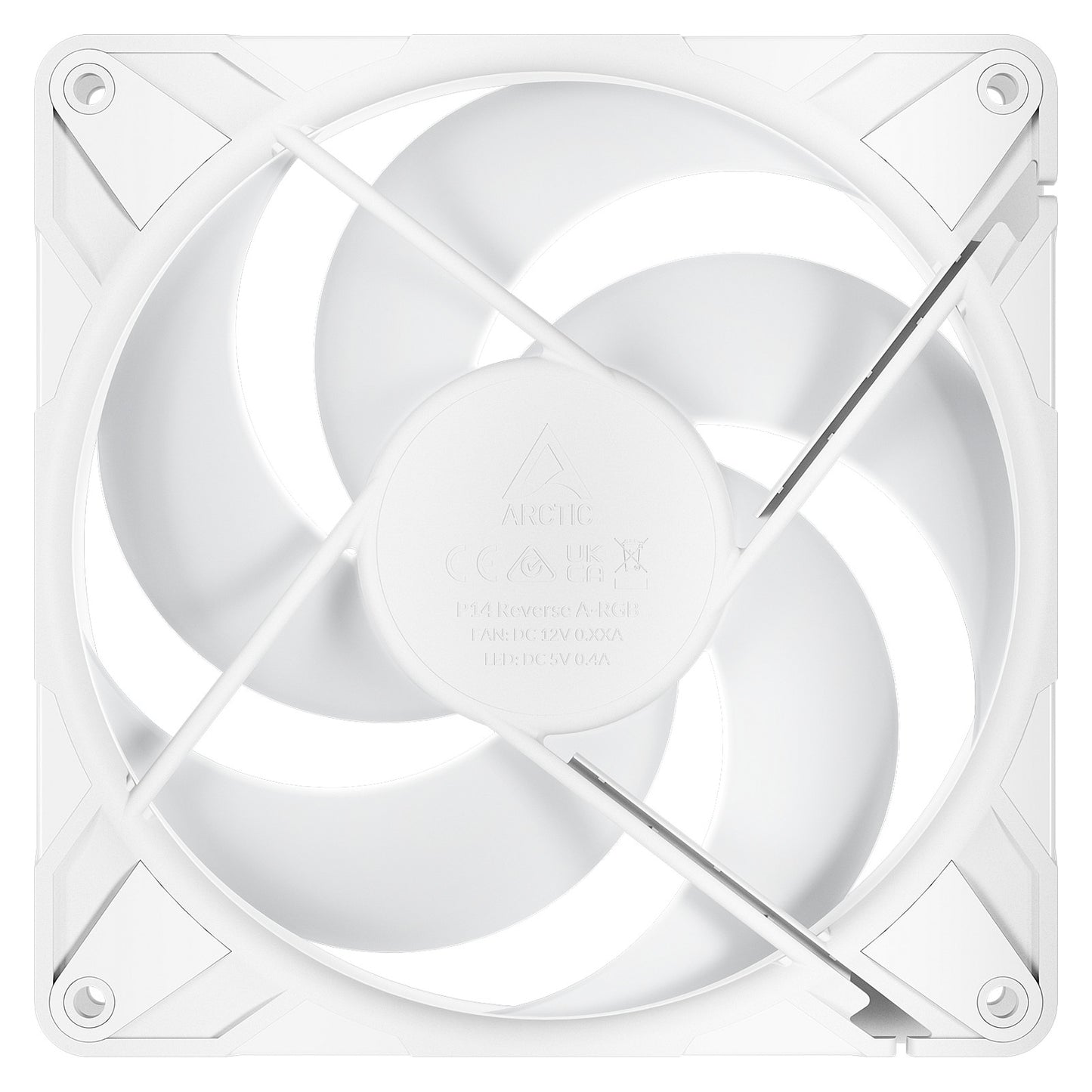 ARCTIC P14 Pro Reverse PWM Lüfter A-RGB White