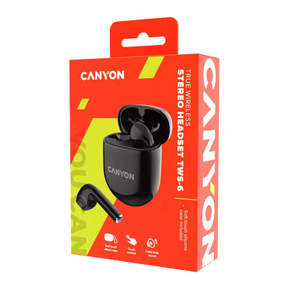 Canyon TWS-6 In-Ear-Buds True Wireless black