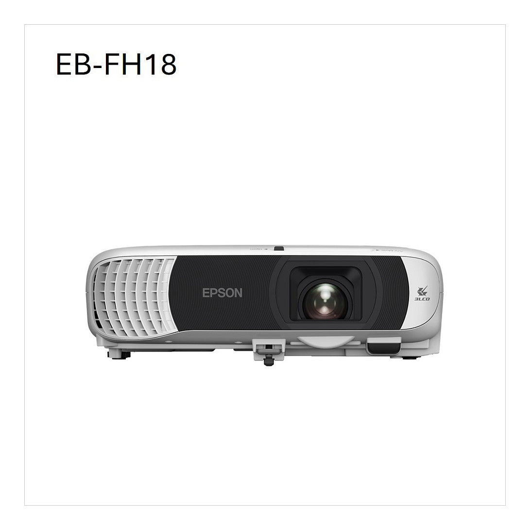 (1920 x 1080) Epson EB-FH18 Projektor 4100 Lumen 3LCD Speaker White FHD