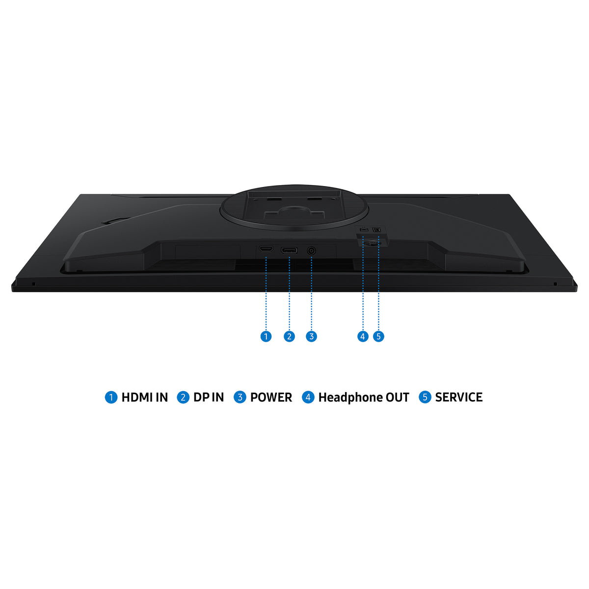 68,6cm/27" (2560x1440) Samsung Odyssey G5 G50F 16:9 WQHD IPS 1ms 180Hz HDMI DisplayPort VESA HDR Black