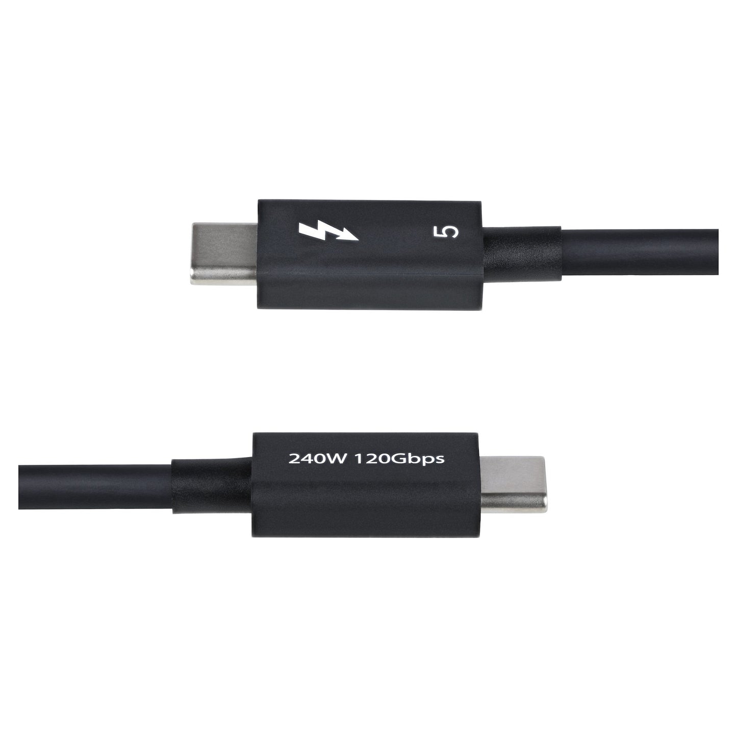 Thunderbolt-Kabel 80Gbps/120Gbps (5) 1m black