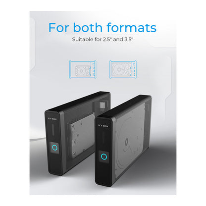 3.2 2,5"+3,5" SATA3 HDD/SSD USB Typ-C m.Hub