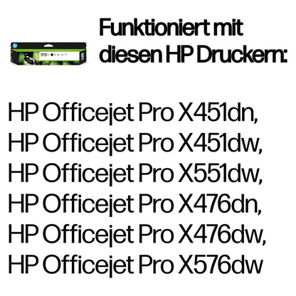 HP 970XL original Ink cartridge CN625A black