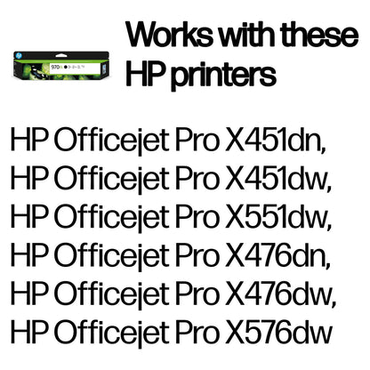 HP 970XL original Ink cartridge CN625A black