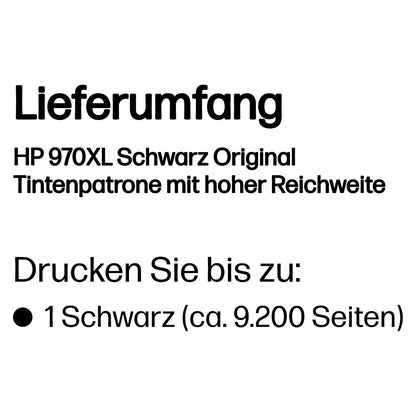 HP 970XL original Ink cartridge CN625A black