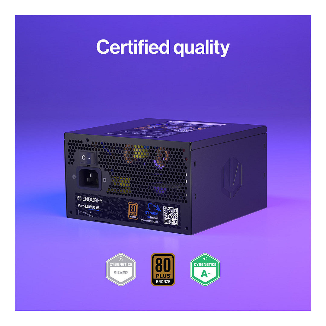 550W ENDORFY Vero L6 80 PLUS Bronze