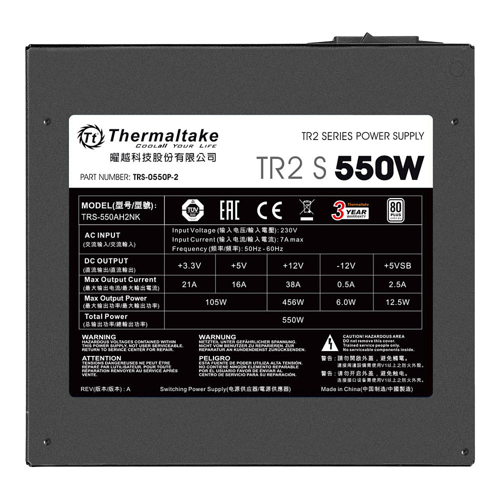 550W Thermaltake TR2 S ATX Netzteil 80 PLUS 230V