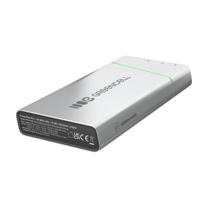 Powerbank Green Cell PowerPlay Ultra 1xUSB-A 2xUSB-C Power Delivery 20800mAh 65W Black