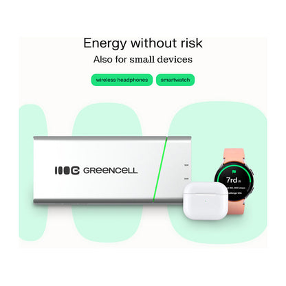 Powerbank Green Cell PowerPlay Ultra 1xUSB-A 2xUSB-C Power Delivery 20800mAh 65W Black