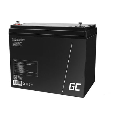 Green Cell AGM25 Plombierte Bleisäure 75Ah 12V