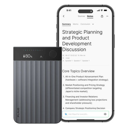 PLAUD Note PRO Black AI Note Taker