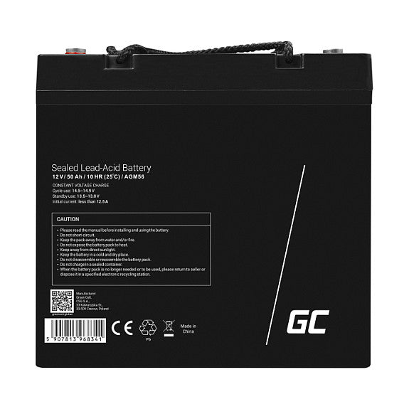 Green Cell Bleisäure AGM56 50Ah/12V