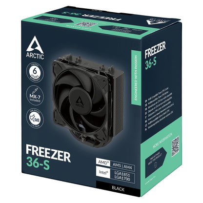 K Cooler Arctic Freezer 36-S Black