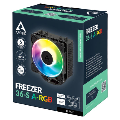 K Cooler Arctic Freezer 36-S A-RGB Black