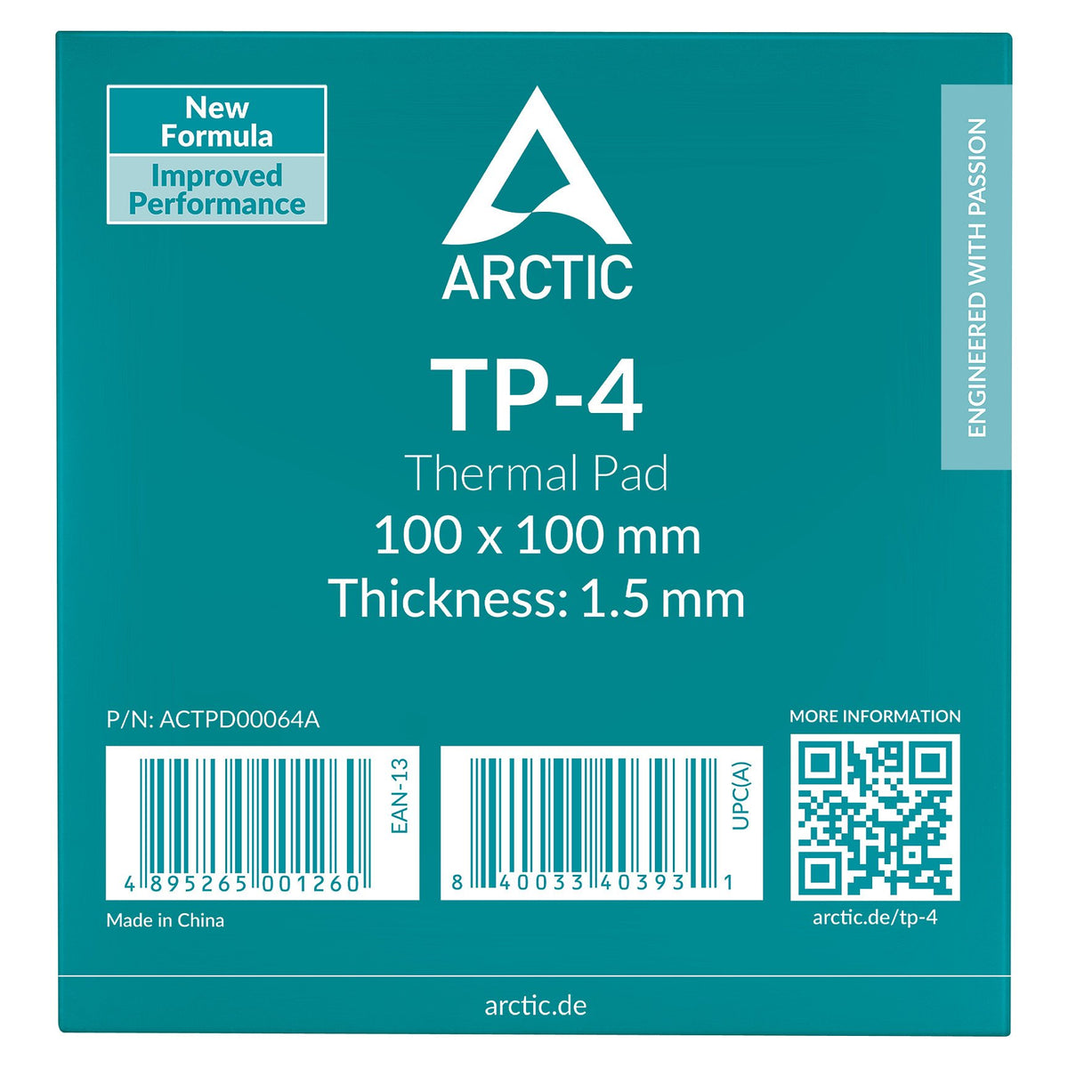 K Arctic Thermal Pad - ATP-4, -40-200 °C, 100/100/1,5mm