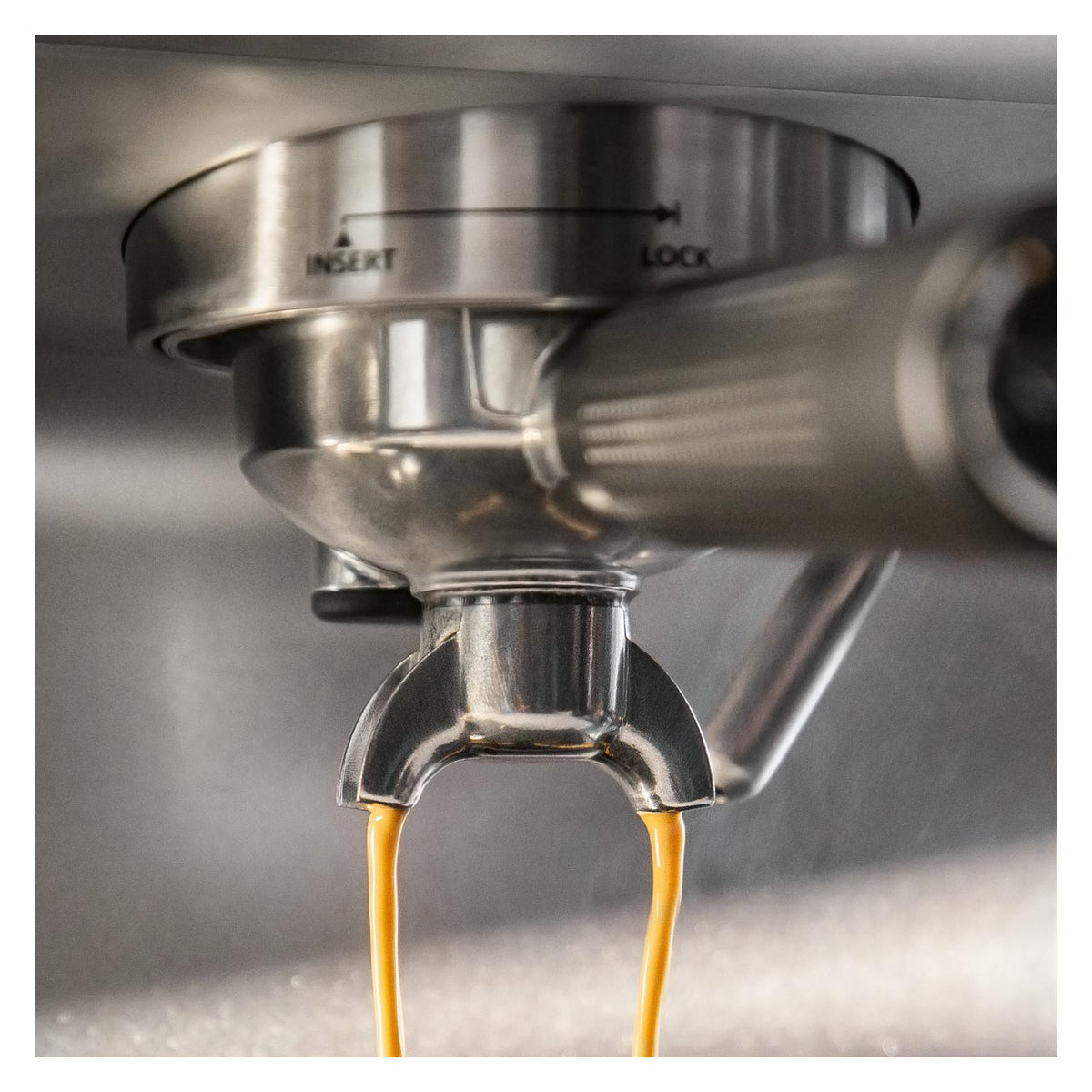 Precision Siebträgermaschine XP801T, Espressomaschine - Black - Edelstahl