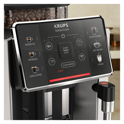 Krups Sensation Kaffeevollautomat mit Milchschaumdüse EA910810