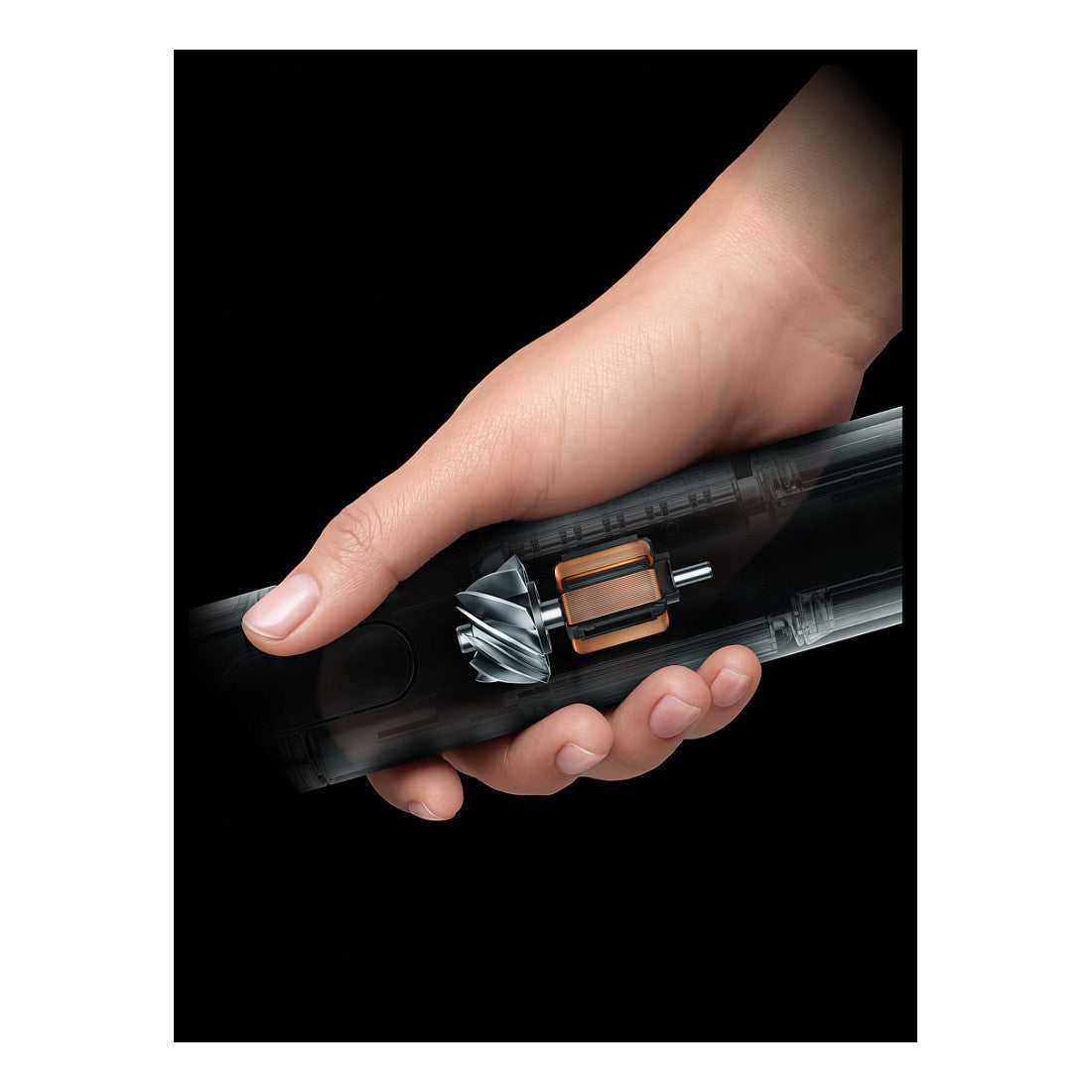 Dyson PencilVac Fluffycones - Stabstaubsauger - Schwarz, Grau