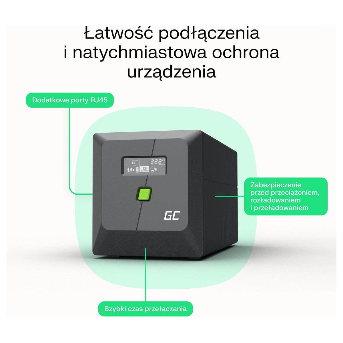 CSG uninterruptible power supply UPS Line 1kVA