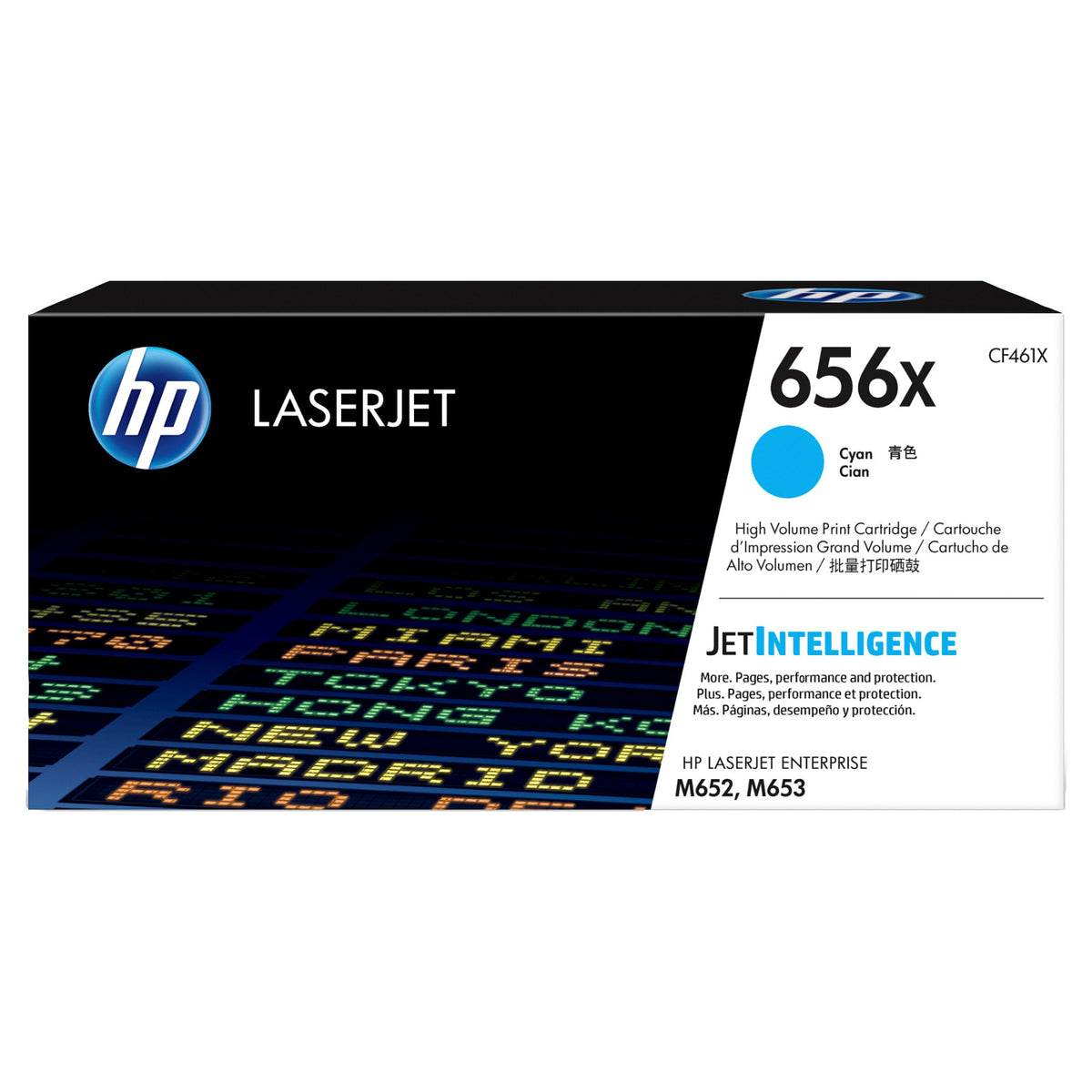 HP LaserJet 656X - Tonereinheit Original - Cyan - 22.000 Seiten