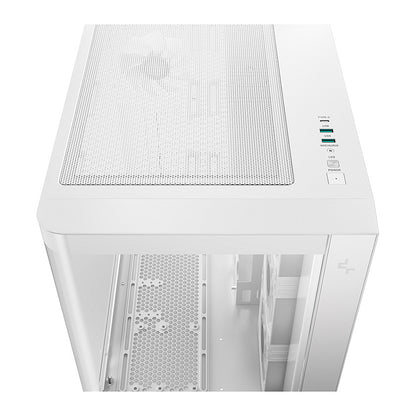DeepCool CG530U 4F WH ATX Curved Glass Panoramic Case White