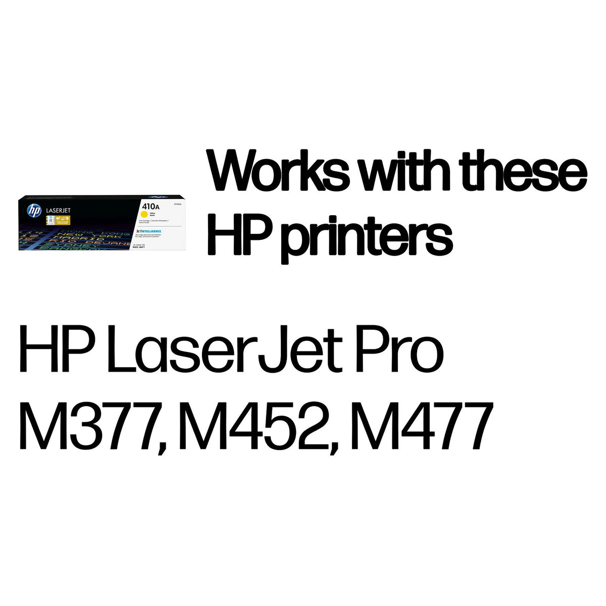 HP Toner 410A CF412A Gelb