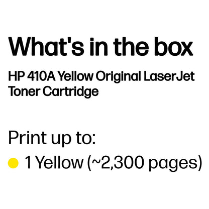 HP Toner 410A CF412A Gelb