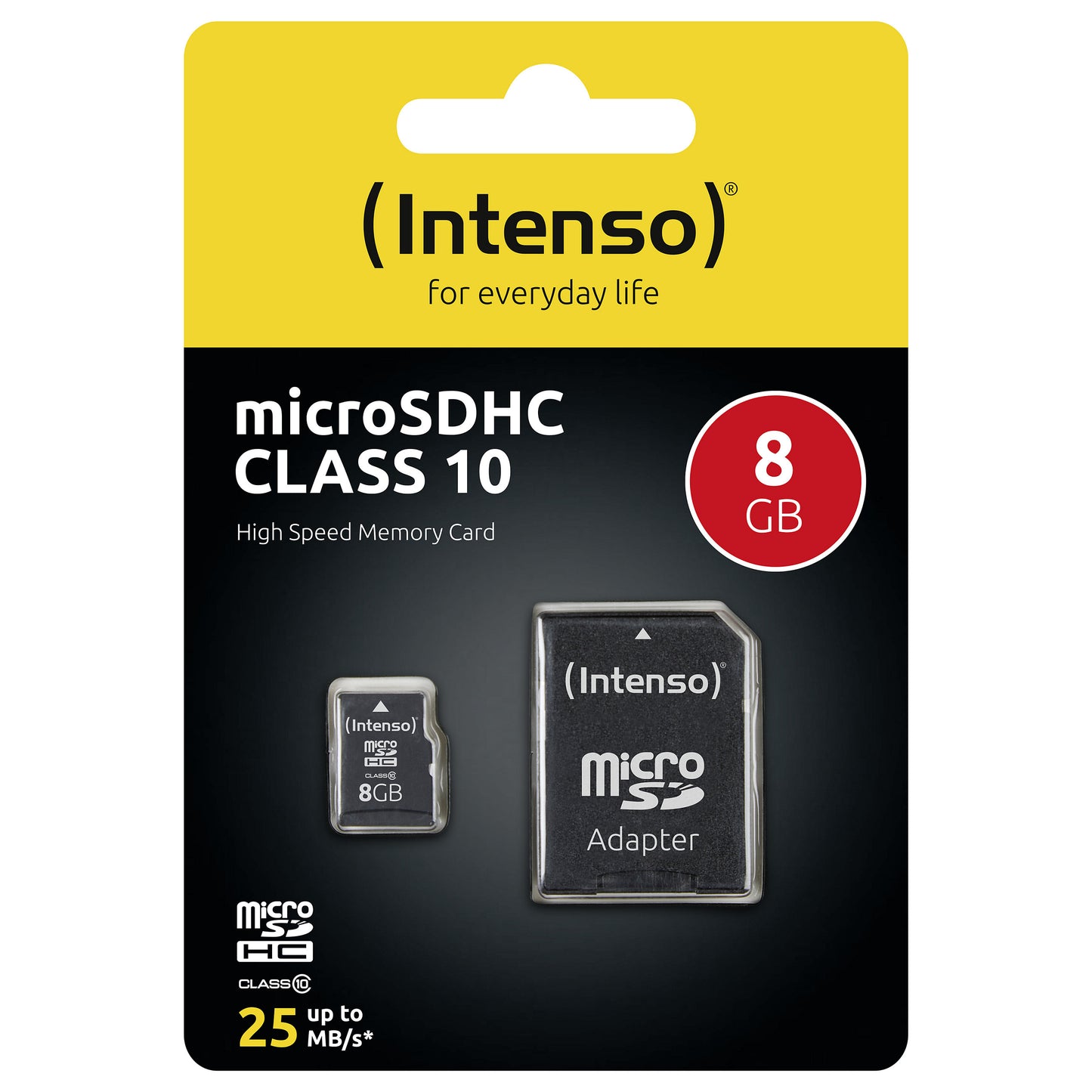 CARD 8GB Intenso 3413460 MicroHC 20MB/s