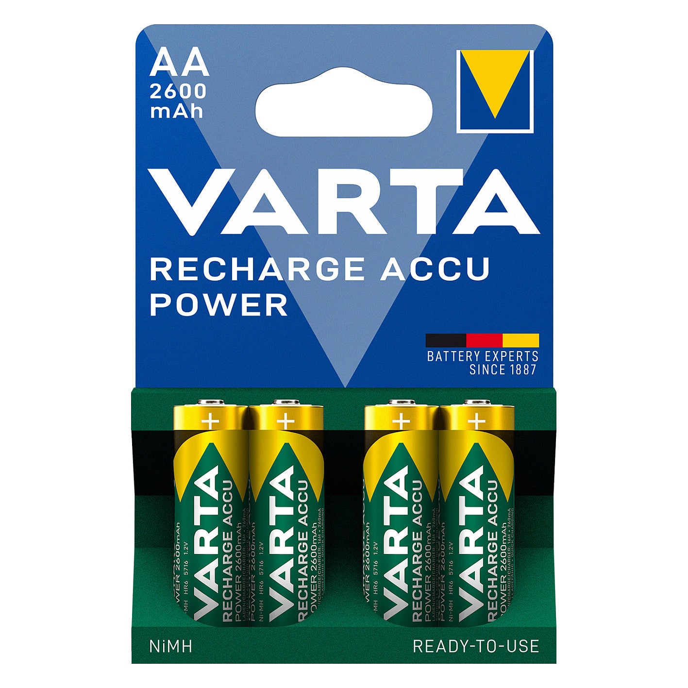 Akku AA 1.2V (HR06) *Varta* Recharge Accu - 4er-Pack