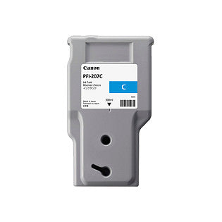 Canon Tinte PFI-207C Tinte cyan Standardkapazitt 300ml 1er-Pack