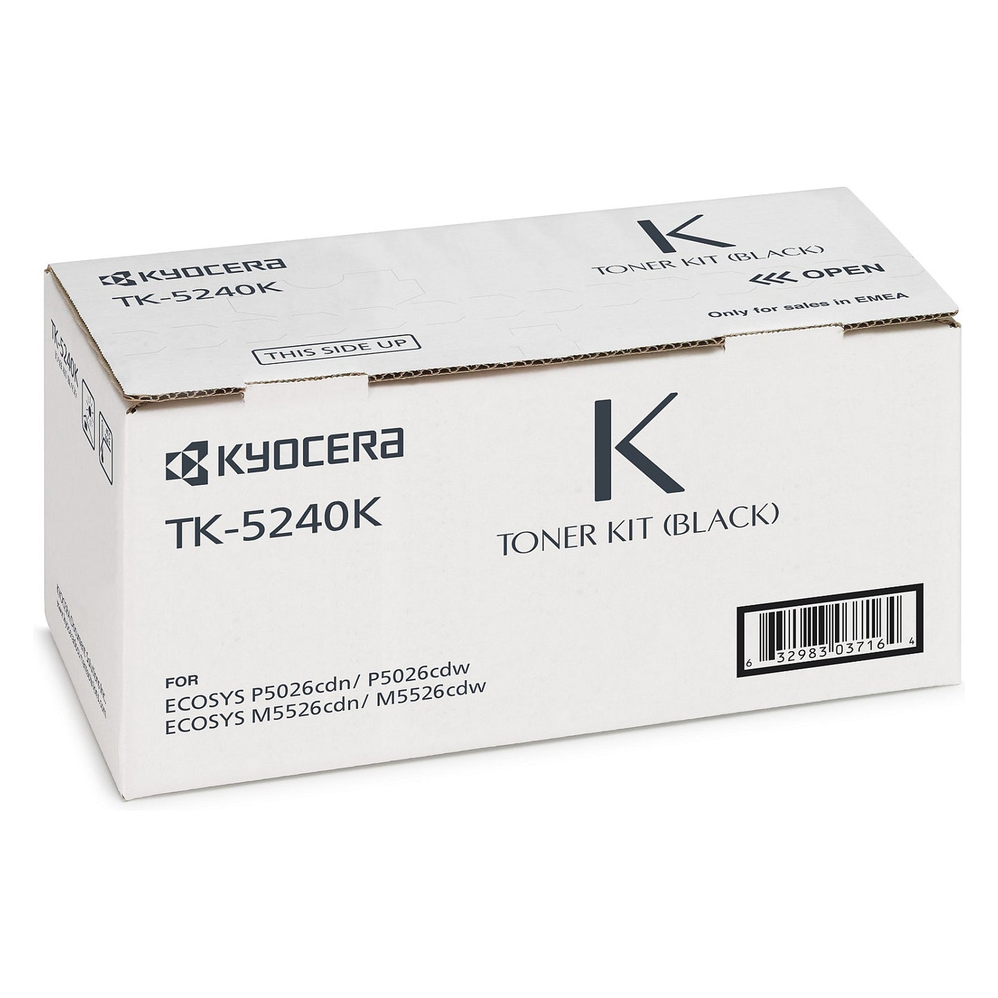 Kyocera Toner TK-5240K Schwarz bis zu 4.000 Seiten gem. ISO/IEC 19798