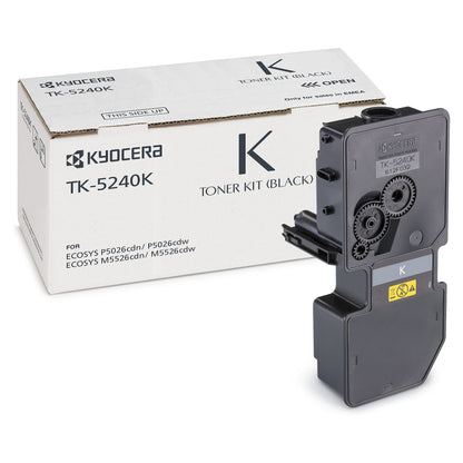 Kyocera Toner TK-5240K Schwarz bis zu 4.000 Seiten gem. ISO/IEC 19798