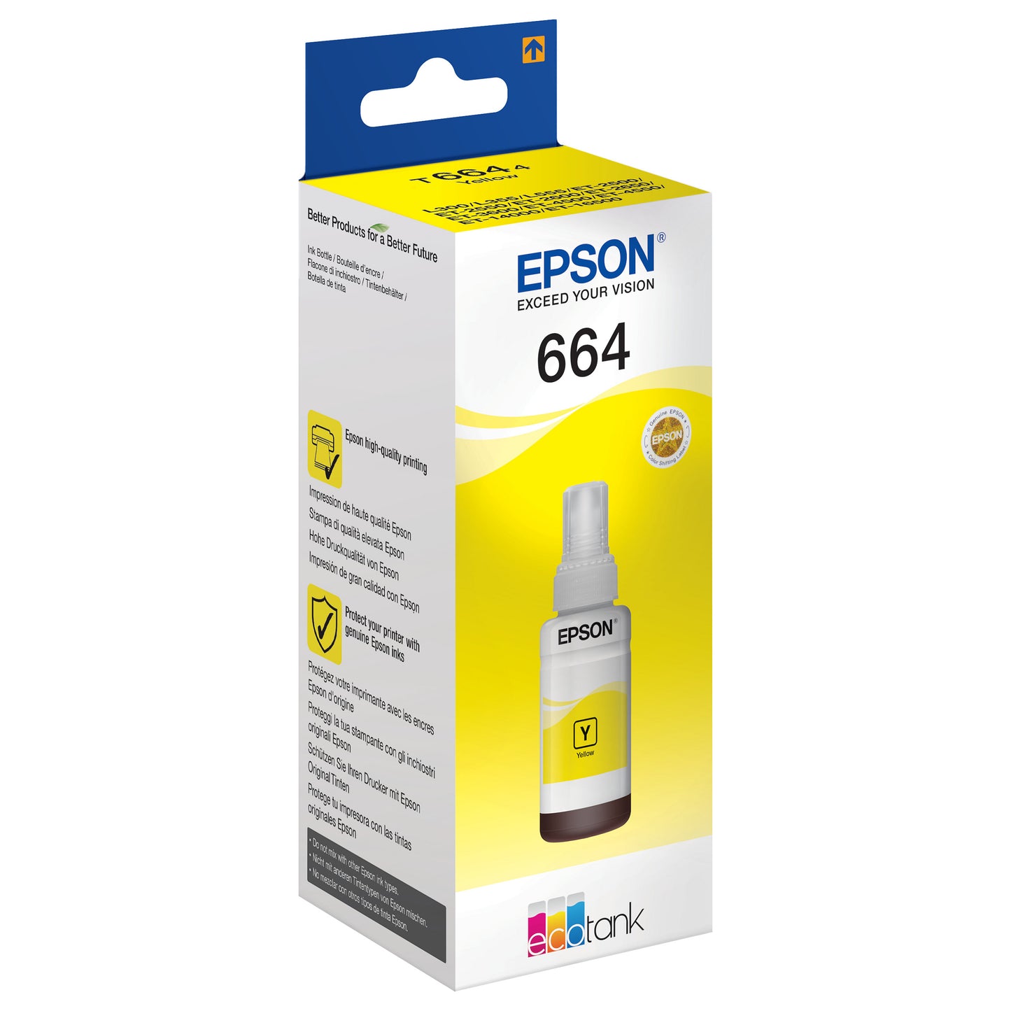 Epson Tinte1LB T6644 ink cartridge yellow 70ml 1-pack (A)