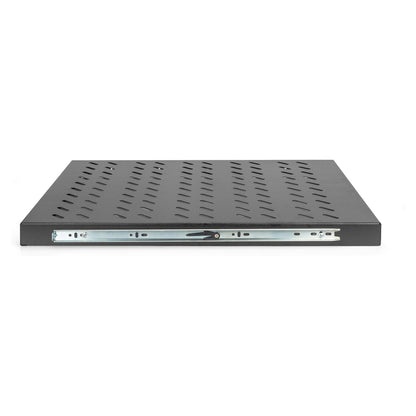 DIGITUS Fachboden 1HE 30x483x570mm bis 25kg schwarz auszieh