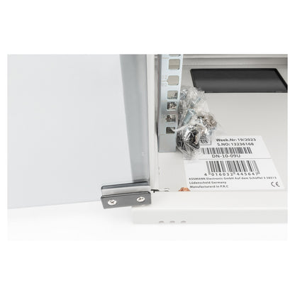 DIGITUS Wandschrank Compact 9HE 254mm 10" Glastür grau