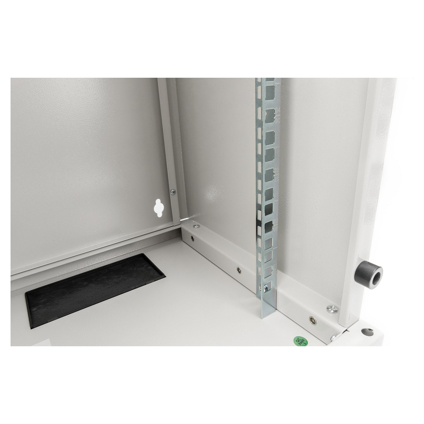 DIGITUS Wandschrank Compact 9HE 254mm 10" Glastür grau