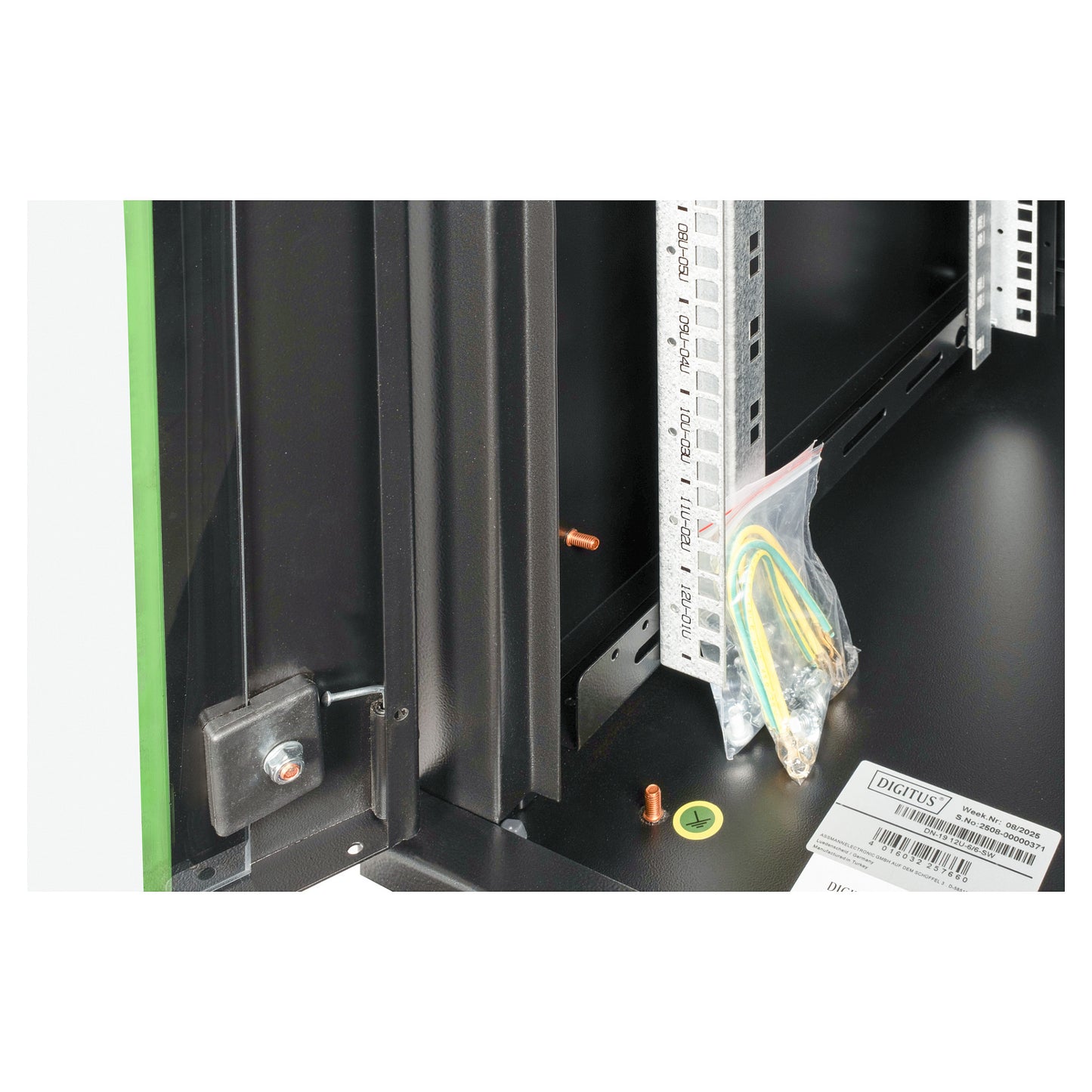 DIGITUS Netzwerkschrank Unique 12HE 643x600x600mm schwarz