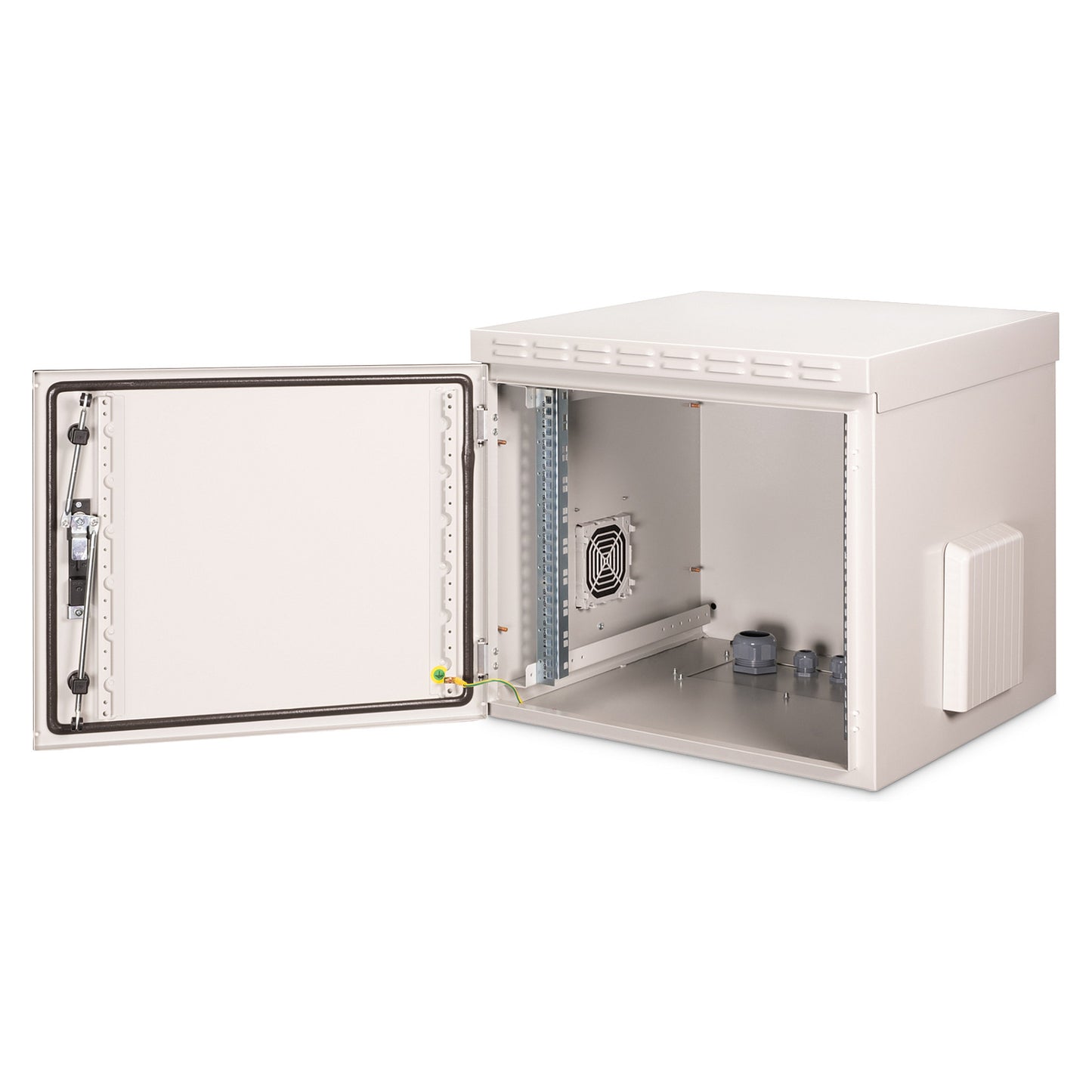 9HE Wandgehäuse, Outdoor, IP55 579x600x600 mm, Farbe Grau (RAL 7035) DIGITUS Professional